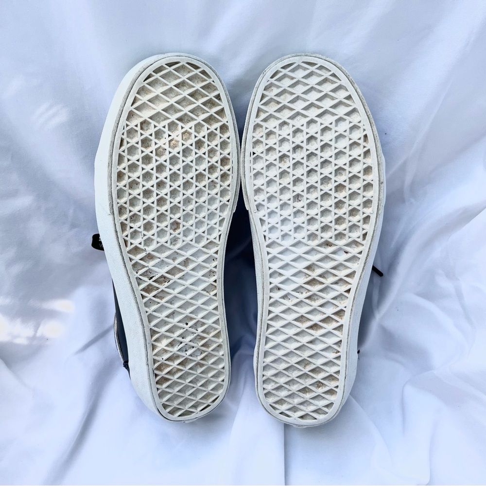 VANS | OLD SKOOL LEATHER SKATE SHOES OTW LETTER WEBBING MENS 7.5 WOMENS 9 - Picture 9 of 9